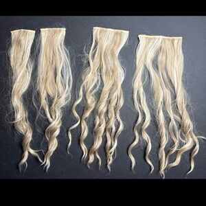 Blonde Wavy Hair Extensions